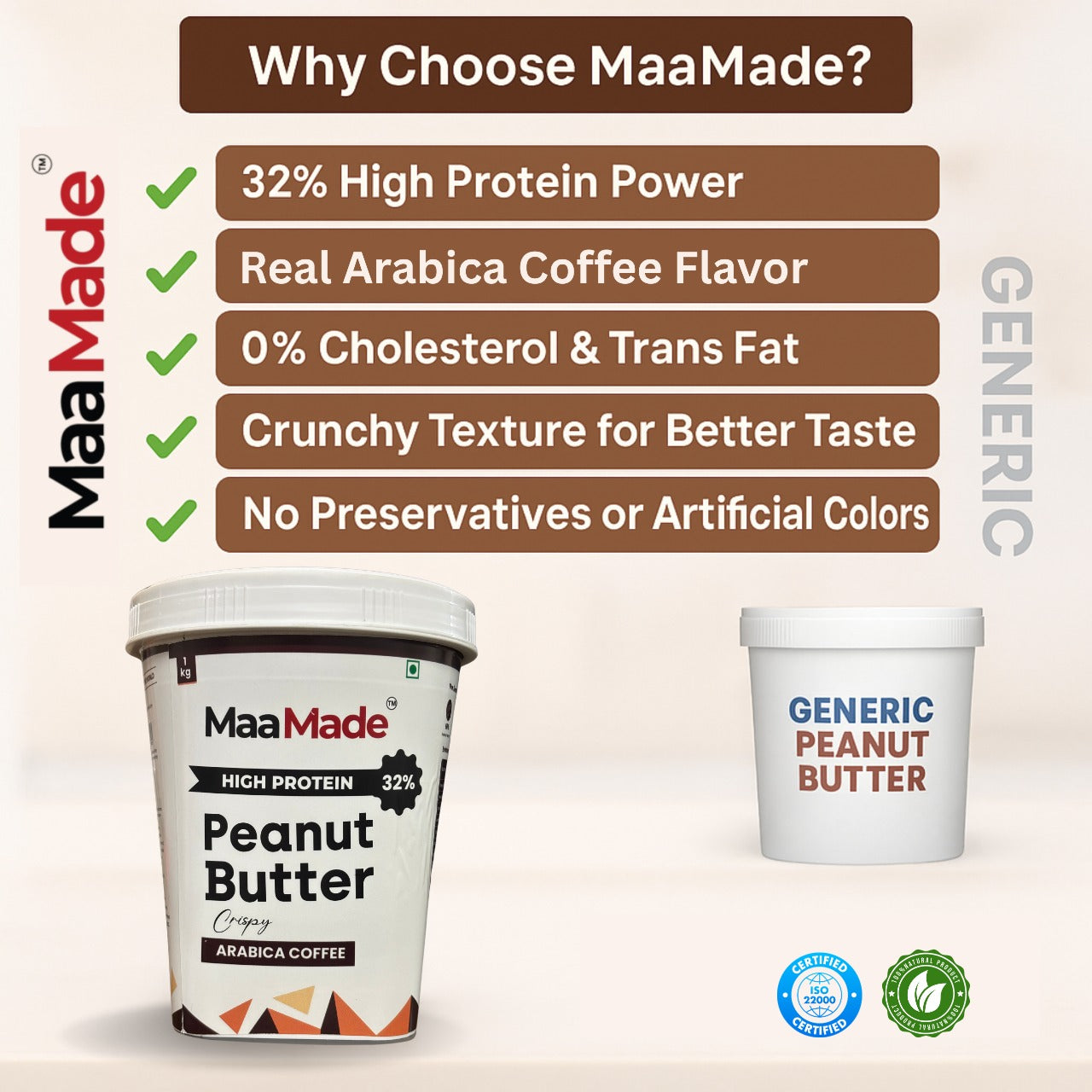 Arabica Coffee Peanut Butter: Crispy