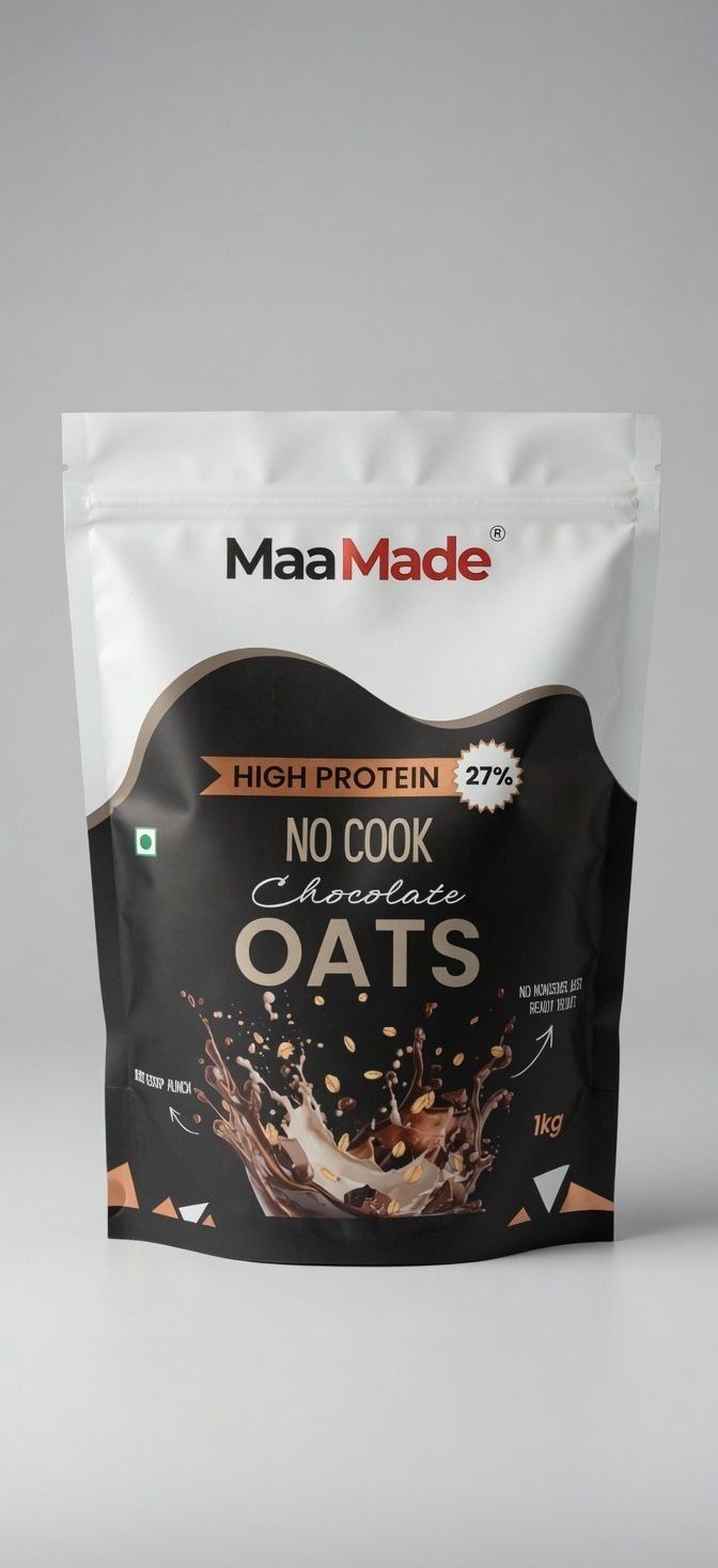 High Protein NO COOK Chocolate Oats