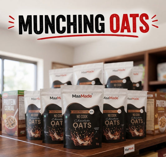 High Protein NO COOK Chocolate Oats